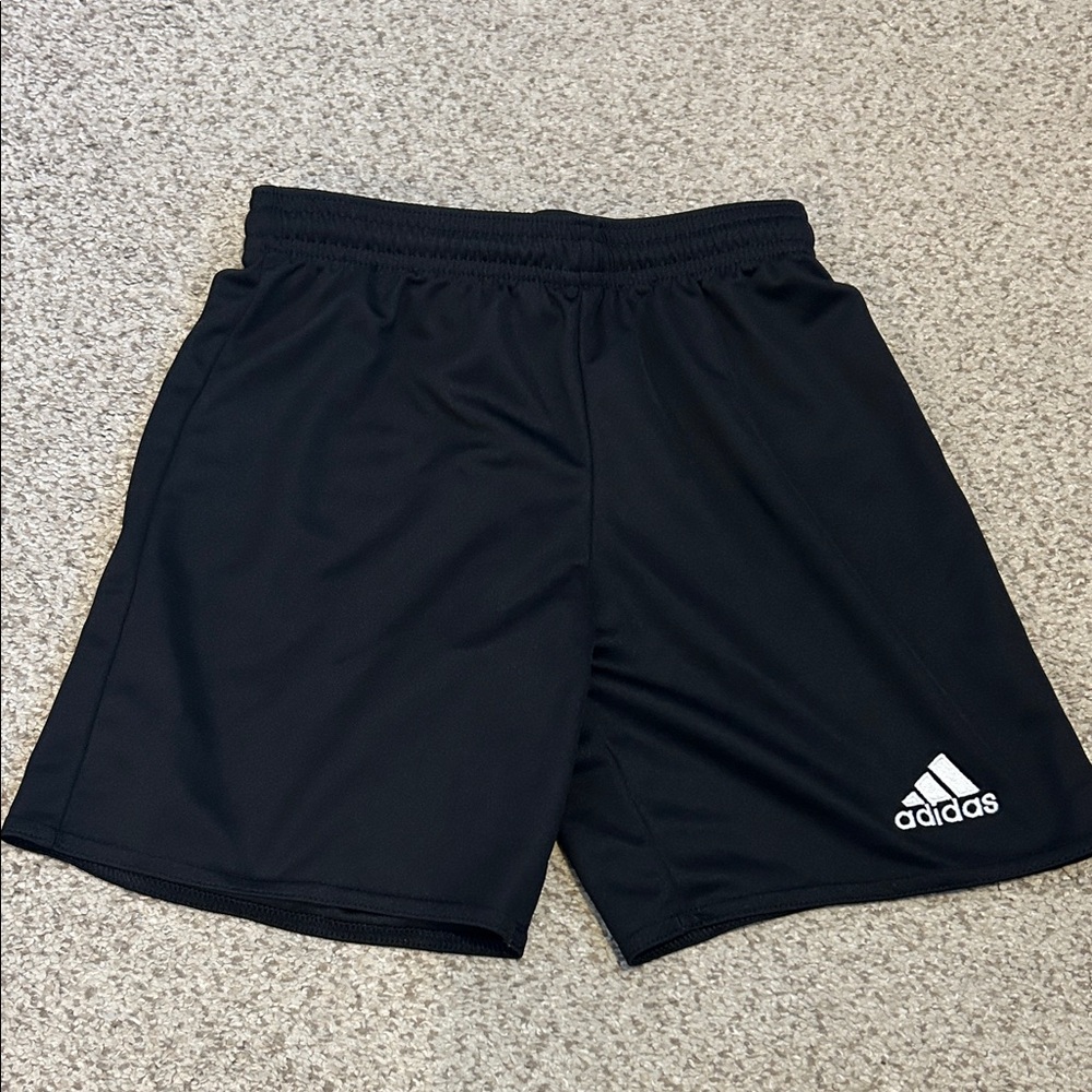 Adidas Black Soccer Shorts, Small